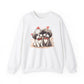 Shih Tzu Valentine's Day Couple