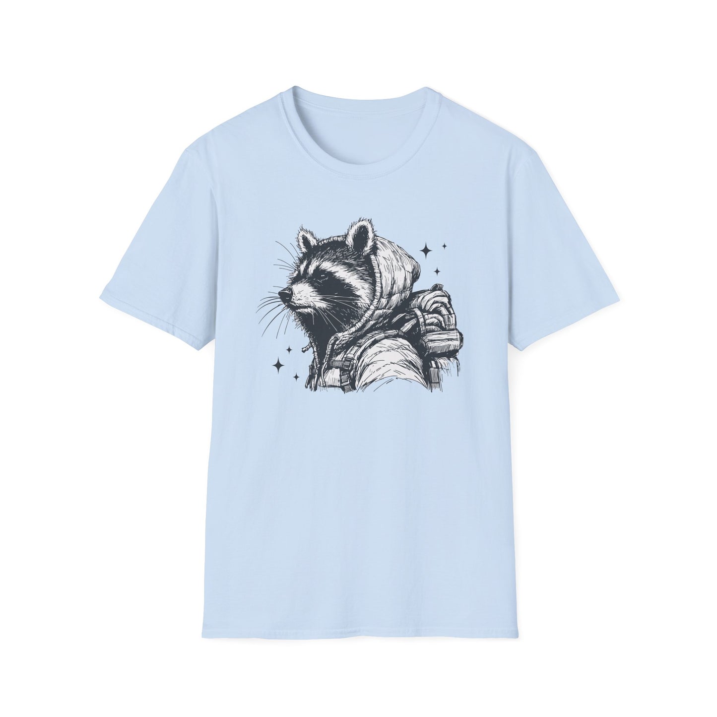 Inspirational Raccoon T-Shirt - 'But Why Be Like Someone Else?'