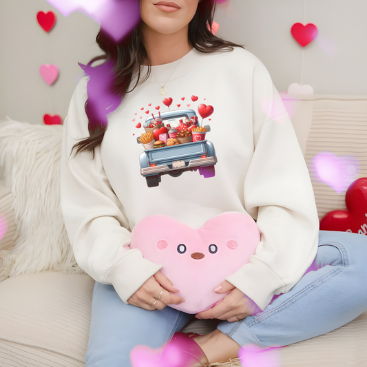 Valentine's Day Vintage Food Truck